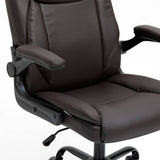 Artiss Office Chair Gaming Computer Executive Chairs Leather Tilt Swivel Brown