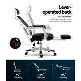 Artiss Gaming Office Chair Computer Desk Chair Home Work Recliner White