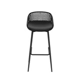 Gardeon 4pcs Outdoor Bar Stools Plastic Metal Bistro Patio Dining Chair Balcony