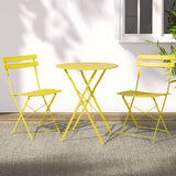 Gardeon Outdoor Setting Bistro Set Table and Chairs Folding Patio Furniture