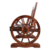 Gardeon Wooden Wagon Wheel Chair