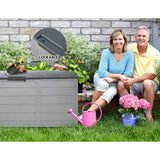 Gardeon 290L Outdoor Storage Box - Grey