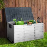 Gardeon 290L Outdoor Storage Box - Grey