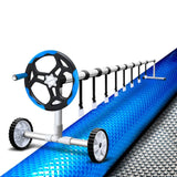 Aquabuddy 11x6.2m Pool Cover Roller Swimming Solar Blanket Heater Covers Bubble