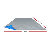 Aquabuddy 7M X 4M Solar Swimming Pool Cover Blue