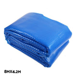 Aquabuddy 8x4.2m Pool Cover Roller Combo Solar Blanket Swimming Covers Bubble