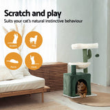 i.Pet Cat Tree Tower Scratching Post Scratcher Wood Condo Bed Toys House 78cm