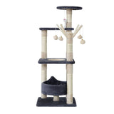 i.Pet Cat Tree Scratching Post Scratcher Cat Tree Tower Condo House toys 110cm