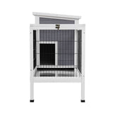 i.Pet Rabbit Hutch Chicken Coop Wooden Ferret Cage Habitat House Outdoor Large