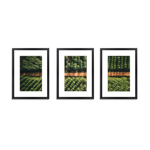 3 PCS Photo Frame Wall Set A3 Picture Home Decor Art Gift Present Black