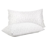 Giselle Bedding Set of 2 Rayon Single Memory Foam Pillow