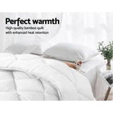 Giselle Bedding Super King 400GSM Microfibre Bamboo Microfiber Quilt