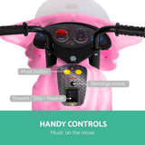 Rigo Kids Ride On Motorbike Motorcycle Car Pink