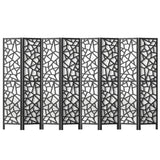 Artiss Clover Room Divider Screen Privacy Wood Dividers Stand 8 Panel Black