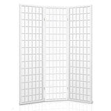 Artiss Room Divider Screen Wood Timber Dividers Fold Stand Wide White 3 Panel