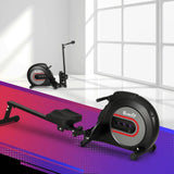 Everfit Rowing Machine Elastic Resistance Rower Exercise Home Gym Cardio Fitness