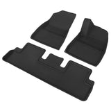 Weisshorn Tesla Model 3 Car Rubber Floor Mats Front & Rear 2021-2022