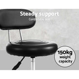 Artiss 2X Salon Stool Swivel Backrest Chair Barber Hairdressing Hydraulic Height