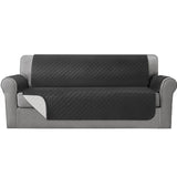 Artiss Sofa Cover Quilted Couch Covers 100% Water Resistant 4 Seater Dark Grey