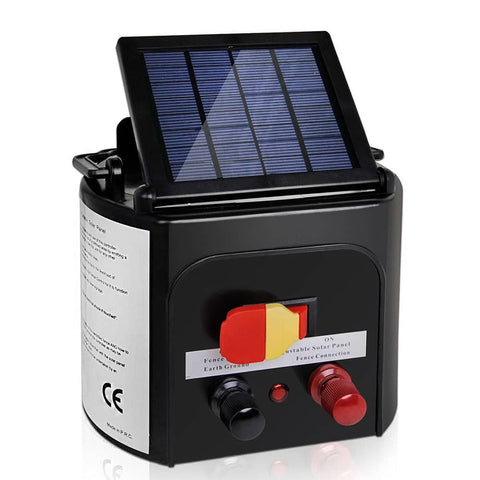 Giantz 5km Solar Electric Fence Charger Energiser