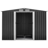 Giantz Garden Shed Outdoor Storage Sheds 2.58x3.14x2.02M Workshop Metal Base Grey