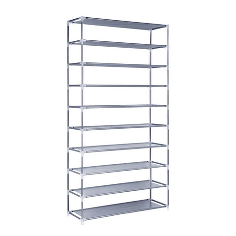 10 Tier Stackable Shoe Rack