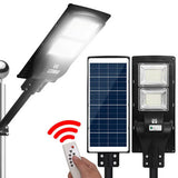 LED Solar Street Flood Light Motion Sensor Remote Outdoor Garden Lamp Lights 120W