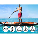 Weisshorn 11FT Stand Up Paddle Board Inflatable SUP Surfborads 15CM Thick