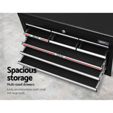 Giantz 10-Drawer Tool Box Chest Cabinet Garage Storage Toolbox Black