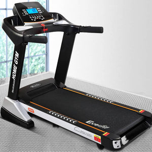 Everfit Electric Treadmill 48cm Incline Running Home Gym Fitness Machine Black