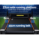 Everfit Electric Treadmill 45cm Incline Running Home Gym Fitness Machine Black