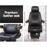 Giantz Adjustbale Tractor Seat with Suspension - Black