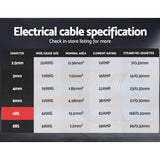 Twin Core Wire Electrical Automotive Cable 2 Sheath 450V 10M 6B&S