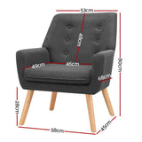 Armchair Tub Single Dining Chair