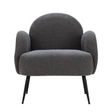 Artiss Armchair Lounge Chair Armchairs Accent Arm Chairs Sherpa Boucle Charcoal