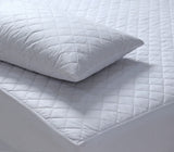 Elan Linen 100% Cotton Quilted Fully Fitted 50cm Deep Single Size Waterproof Mattress Protector