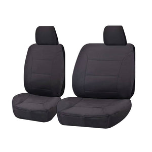 Seat Covers for FORD RANGER PX SERIES 10/2011 - 2016 SINGLE CAB CHASSIS FRONT BUCKET + _ BENCH CHARCOAL ALL TERRAIN