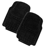 VELOCITY 2-Piece Car Mat - BLACK [Rubber]