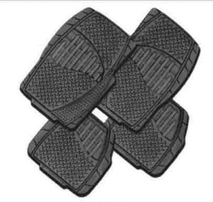 Electric 4-Piece Car Mat - Black