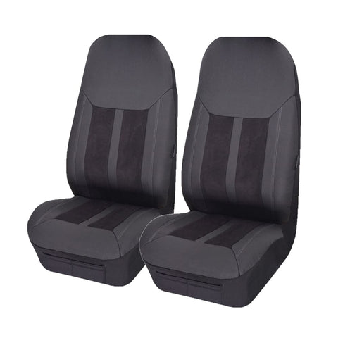 Universal Fury Front Seat Covers Size 60/25 | Black