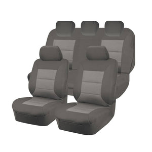 Seat Covers for MAZDA BT-50 B22P/Q-B32P/Q UP SERIES 10/2011 ? 08/2015 DUAL CAB FR GREY PREMIUM