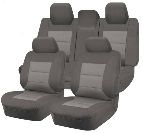 Seat Covers for TOYOTA CAMRY ASV/GSV70R 01/2018 - ON 4 DOOR SEDAN FR GREY PREMIUM