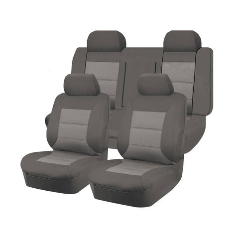 Seat Covers for FORD FALCON FG SERIES 05/2008 - 2016 4 DOOR SEDAN FR GREY PREMIUM