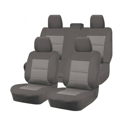 Premium Jacquard Seat Covers - For Toyota Tacoma Workmate Dual Cab (2015-2022)