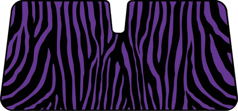 Premium Sun Shade [147cm x 68.5cm] - ZEBRA PURPLE