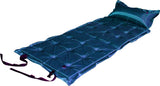 Trailblazer 21-Points Self-Inflatable Satin Air Mattress With Pillow - DARK BLUE