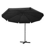 Arcadia Furniture 3M Outdoor Umbrella Grey Cantilever Garden Beach Patio Pool