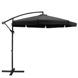 Arcadia Furniture 3M Outdoor Umbrella Grey Cantilever Garden Beach Patio Pool