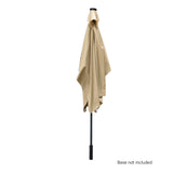 Arcadia Furniture Umbrella 3 Metre Umbrella with Solar LED Lights Garden Yard - Beige