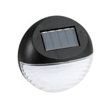 Utmark 8 Pack Round Solar LED Solar Fence Lights Outdoor Lighting Pathway Wall